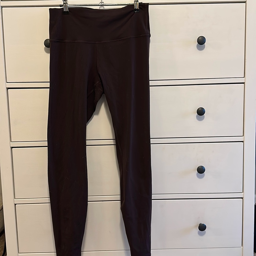 Lululemon Align Leggings - Size 10. Merlot